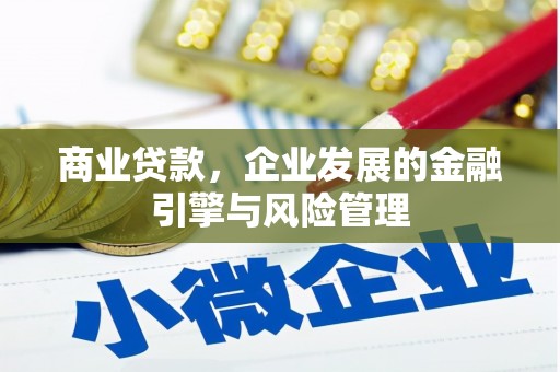 张掖商业贷款，企业发展的金融引擎与风险管理