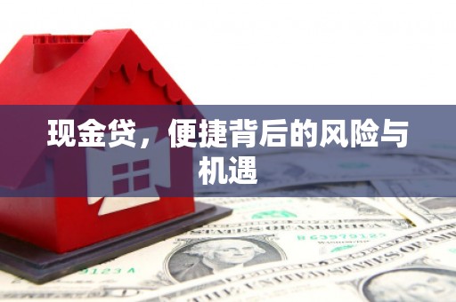 张掖现金贷，便捷背后的风险与机遇