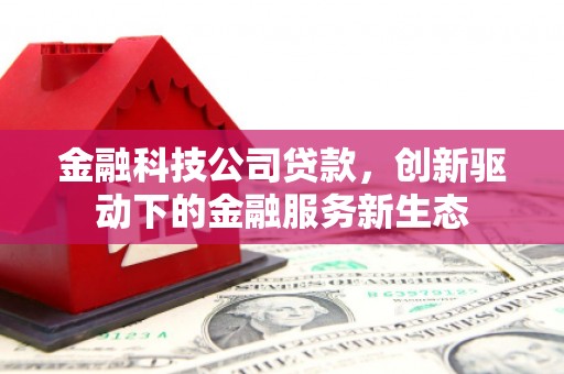 张掖金融科技公司贷款，创新驱动下的金融服务新生态