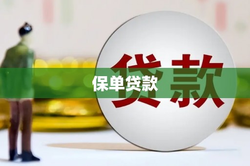 张掖保单贷款
