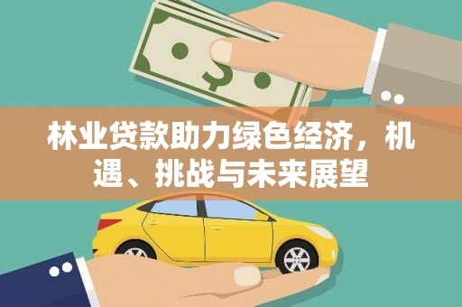 张掖林业贷款助力绿色经济，机遇、挑战与未来展望