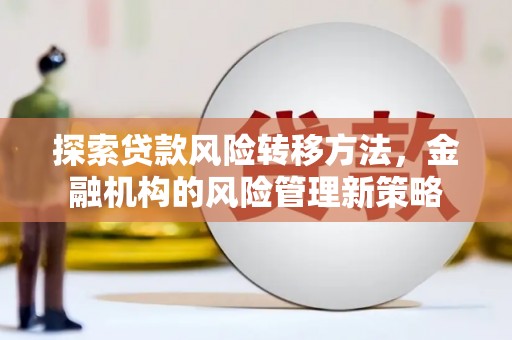 张掖探索贷款风险转移方法，金融机构的风险管理新策略
