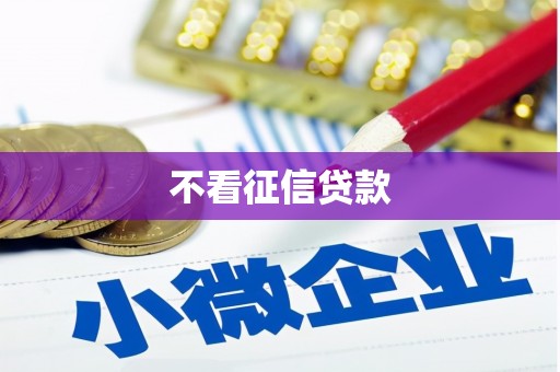 张掖不看征信贷款