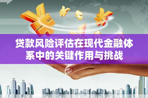 张掖贷款风险评估在现代金融体系中的关键作用与挑战