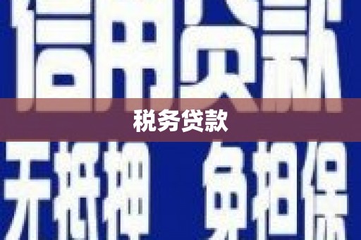 张掖税务贷款
