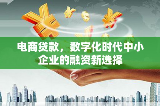 张掖电商贷款，数字化时代中小企业的融资新选择