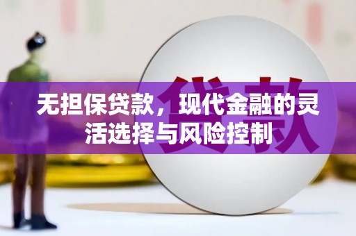 张掖无担保贷款，现代金融的灵活选择与风险控制