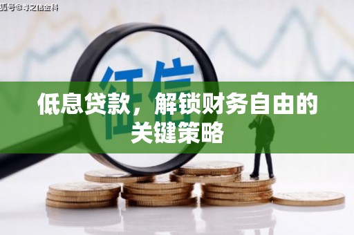张掖低息贷款，解锁财务自由的关键策略