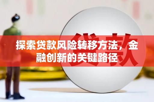 张掖探索贷款风险转移方法，金融创新的关键路径