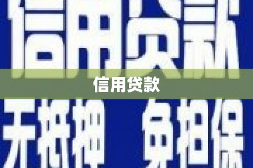 张掖信用贷款