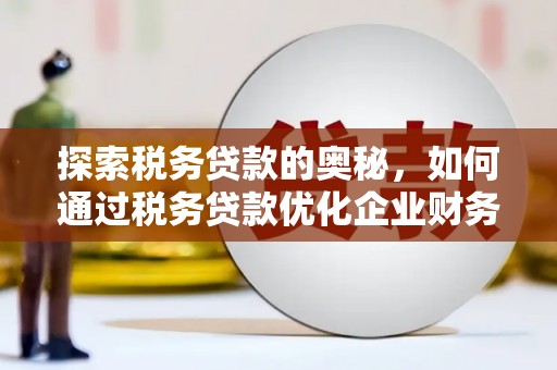 张掖探索税务贷款的奥秘，如何通过税务贷款优化企业财务