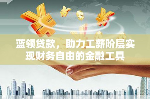 张掖蓝领贷款，助力工薪阶层实现财务自由的金融工具