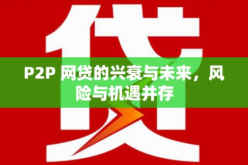 张掖P2P 网贷的兴衰与未来，风险与机遇并存