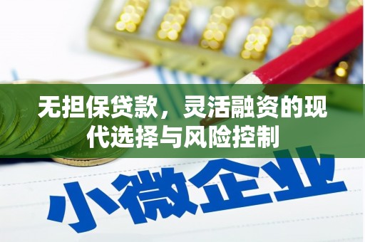 张掖无担保贷款，灵活融资的现代选择与风险控制