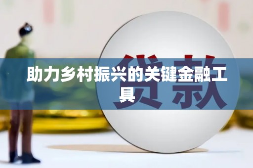 张掖助力乡村振兴的关键金融工具