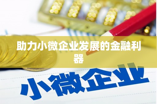 张掖助力小微企业发展的金融利器
