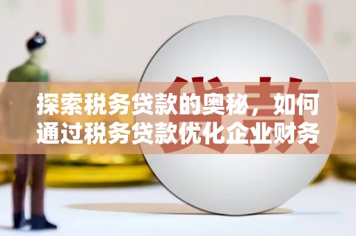 张掖探索税务贷款的奥秘，如何通过税务贷款优化企业财务