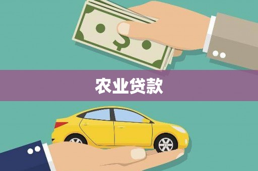 张掖农业贷款