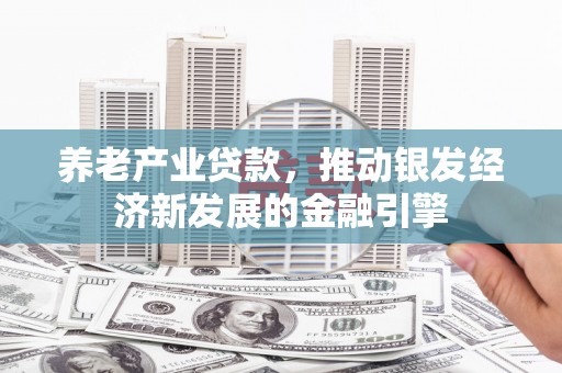 张掖养老产业贷款，推动银发经济新发展的金融引擎