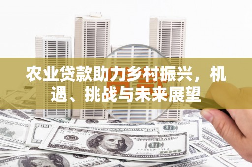 张掖农业贷款助力乡村振兴，机遇、挑战与未来展望
