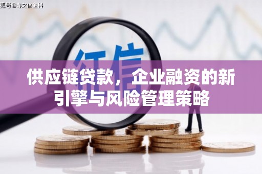 张掖供应链贷款，企业融资的新引擎与风险管理策略