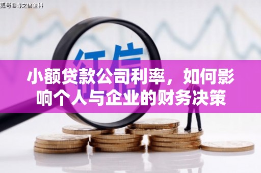 张掖小额贷款公司利率，如何影响个人与企业的财务决策