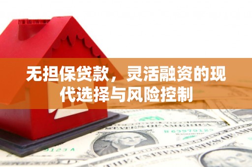 张掖无担保贷款，灵活融资的现代选择与风险控制