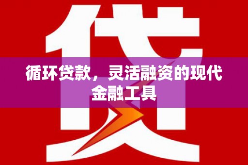张掖循环贷款，灵活融资的现代金融工具