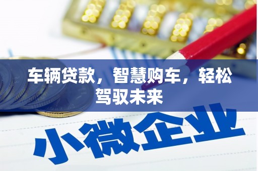 张掖车辆贷款，智慧购车，轻松驾驭未来