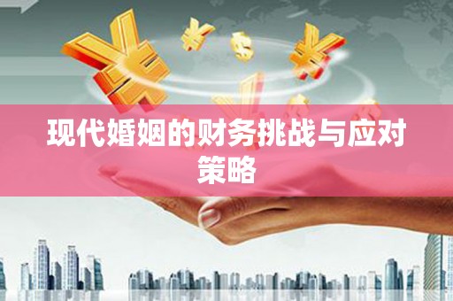 张掖现代婚姻的财务挑战与应对策略