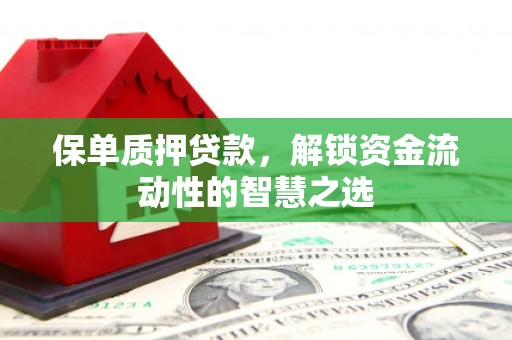 张掖保单质押贷款，解锁资金流动性的智慧之选